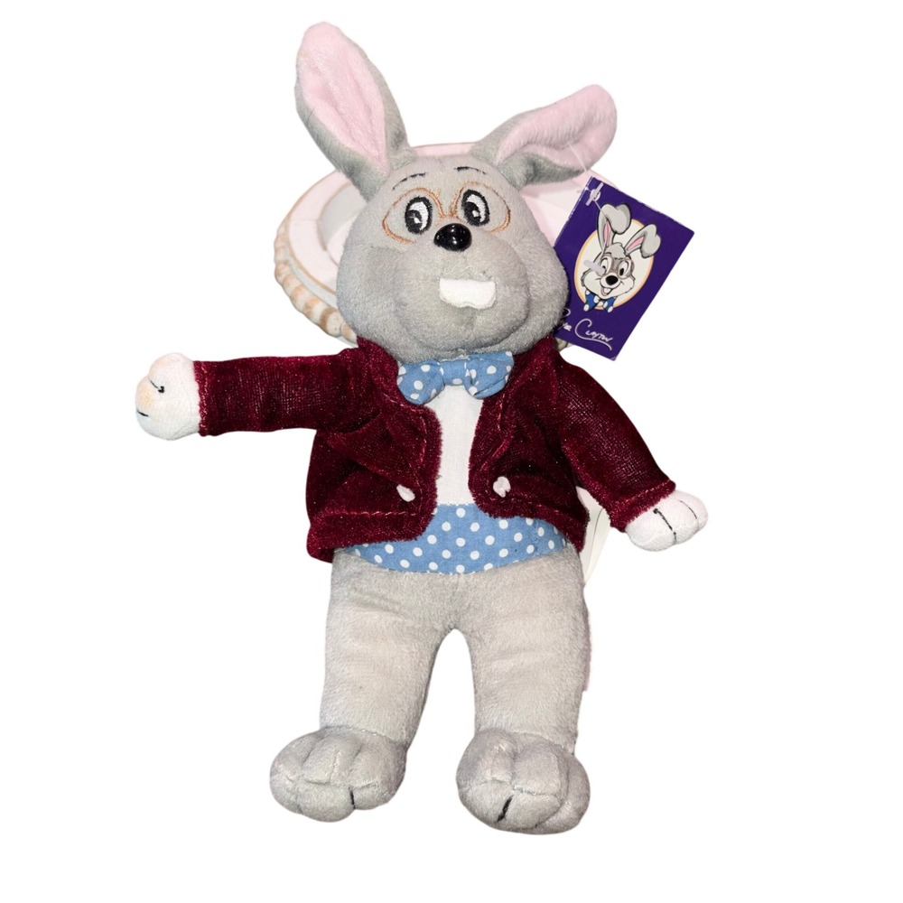 Plush Rabbit Mayor Clayton Give Kids The World Village Kids 10in Gray Good Stuff